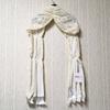 Used New Lapine Lace Shawl Stole Ivory Wedding Party
