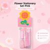 Floral Stationery Set With Multi Color Pens For Students And Gift Giving