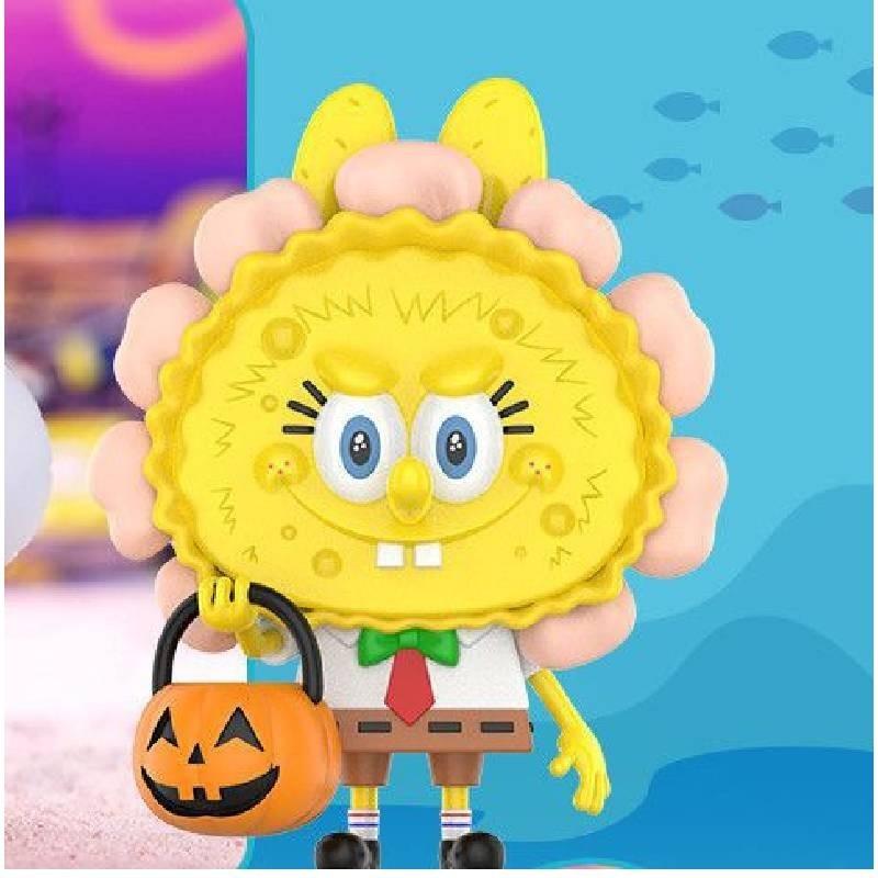 Authentic Popmart Labubu Spongebob Series Collectible Blind Box Trendy Toy