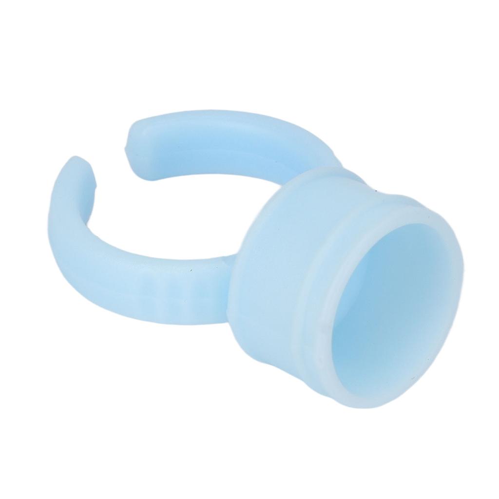 100pcs Eyelash Extensions Glue Ring Cup Disposable Eyebrow Tattoo Microblading Ink Cup Holder