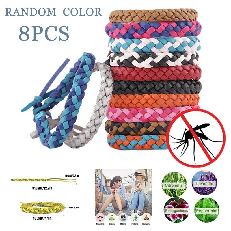 Buy Pdtoweb 8pcs Mosquito Repellent Bracelet Anti Mosquito Wristband