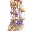 Lingyin Fulu Xiangling Purple Gradual Change Floating Paint Gourd Pearl Bell Pendant Bag Trailer Hanging Scenic Merchandise