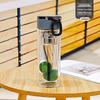 Double-Layer High Borosilicate Glass Car Cup with Handle