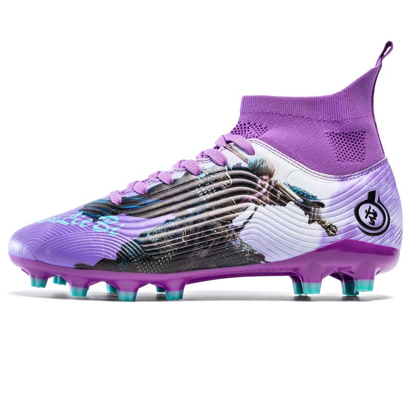 High-Top Youth and Couple Long Spikes Football Training & Competition Shoes 36