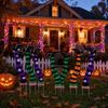 6 ks Pruhované Nohy Čarodějnice Dekorace Dýně Netopýr Halloween Dekorace Rekvizity Podzimní Dekorace