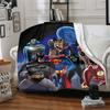1pc Superhero, Justice League Blanket Polyester Fiber, All Season Comfort for Sofa, Bed, Office, Car, Camping Ideal Home Decor & Gift, Office Comfort