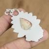 Anniversary Gift For Her Natural Scolecite Gemstone Pendant 925 Sterling Silver