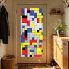 Frosted Static Glass Sticker Geometric Butterfly Jigsaw Decorative Static Window Cling UV Sun Blocking Privacy Film for Home Office Bathroom