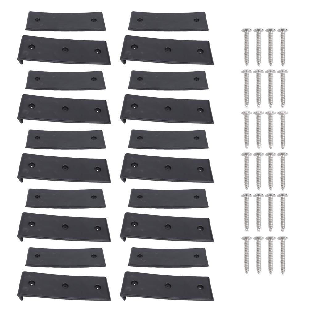 10 Piece Black Boat Trailer Bunk Slides Pads Easier Launching Loading 3 X 10in Reduces Friction for