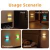New Product Up and Down Illuminated Charging Night Light RGB Human Body Sensor Light Infinite Dimming Atmosphere Sensor Lights