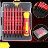 Insulated Magnetic Screwdriver Set: Phillips, Flathead, Torx, Special Shape for Electricians