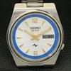 UŻYWANY ORYGINALNY VINTAGE SEIKO ACTUS AUTOMATYCZNY JAPOŃSKI MĘSKI Z BIAŁĄ TARCZĄ Zegarek a433260-2 R115-a433260