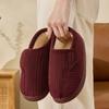 Winter Women Home Slippers Plush Warm Flat Slides Breathable Soft Non-slip Slippers Indoor Outdoor Men Casual Slippers