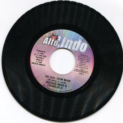 7-Zoll Schallplatte BEENIE MAN, CHARLIE X - De Gal Dem Man NONE Alto Lindo 2005 Jamaika Reggae, Ska & Dub Gebraucht