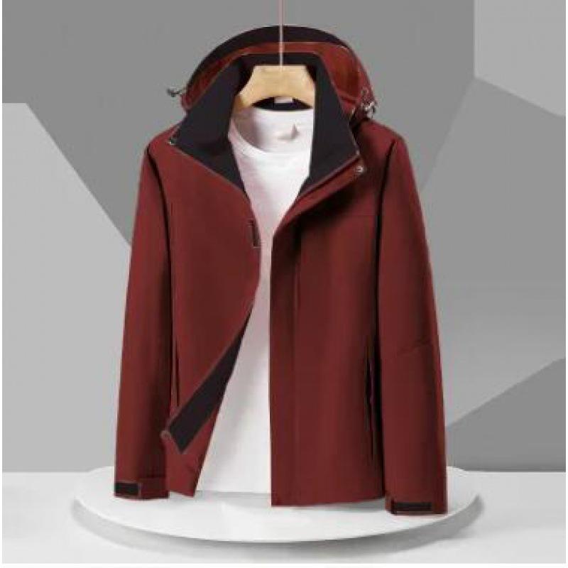 

Жіноча легка водонепроникна куртка зі знімним капюшоном - весняно-осінній костюм для альпінізму 3XL