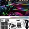 18-in-1 Dynamic Flow LED Car Ambient Light with 256 Colors