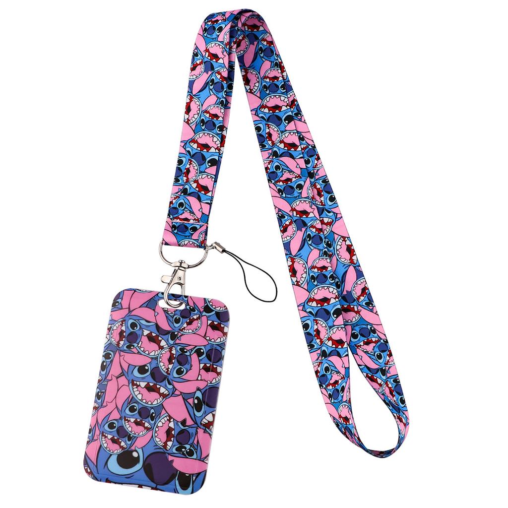 Anime Minnie Mickey Mouse Krkový popruh Šnúrka na kľúče Šnúrka Držiak na ID kartu Šperkové dekorácie Kľúčenka na doplnky Darčeky