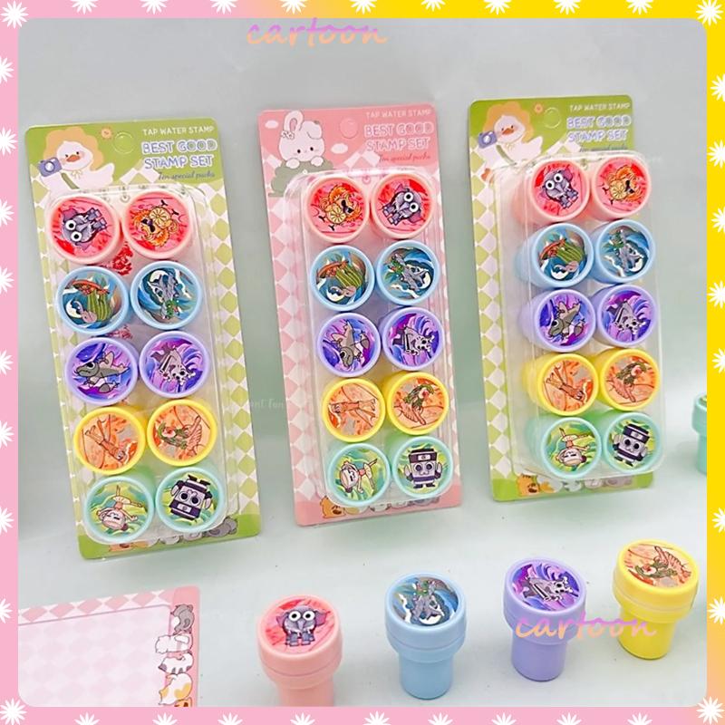Italian Brainrot Tung Tung Sahur Seal Stamps Birthday Party Favors Gift Cartoon Classroom Rewards Painting Decorations Supplies