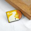 Bruno Mars Runaway Baby Brooch Yellow Vinyl Record Metal Badge Pop Music Album Enamel Pin Fan Gift