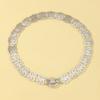 Silver Ethnic Style Belt Traditional Dance Dress Belt Chains Metal Waist Chain  Party Decoration
