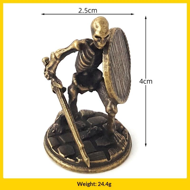 1 Τμχ, Ένα Κρανίο που Κρατά Σπαθί και Ασπίδα, Διακοσμητικό Σπιτιού, Διακοσμητικό Γραφείου, Παιχνίδι/Χειροτεχνία Αποκριών