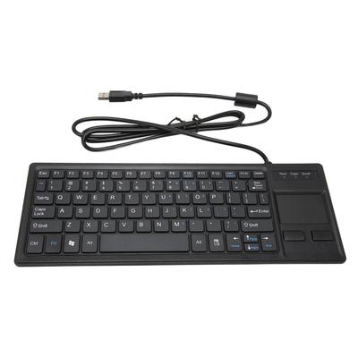 K 800 Toetsenbord met Touchpad Bekabeld Ultradun Mini Compact Touch Toetsenbord met HUB-functie