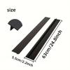 1 2PC 25in Silicone Stove Gap Cover Heat Resistant Kitchen Counter Filler Seals Spills Easy Clean for Cooktop Oven