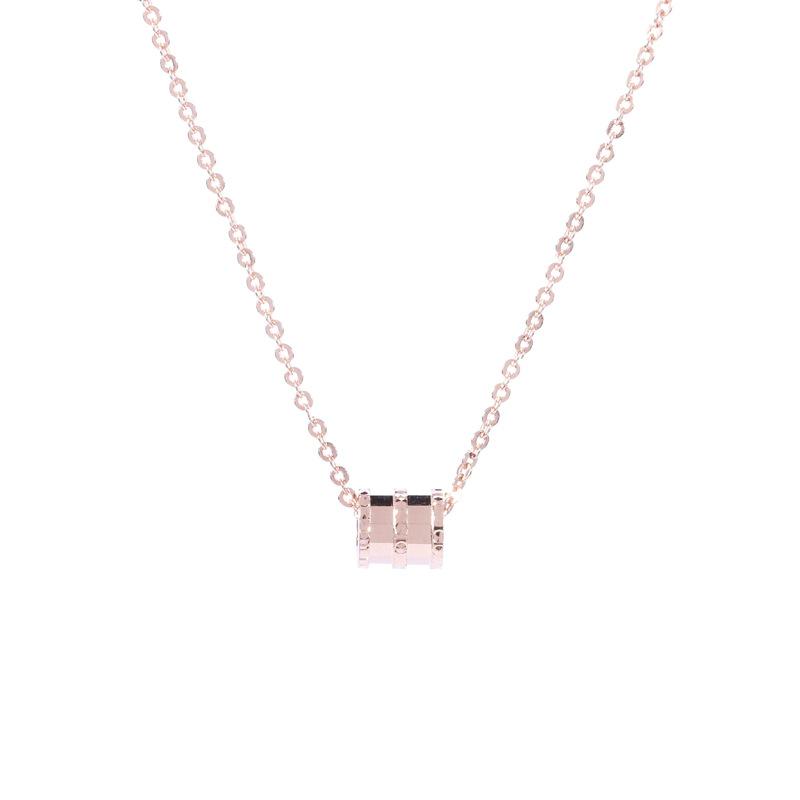 Exquisite Five Blessings Lucky Necklace: Non-Fading, Versatile, High-End Light Luxury Jewelry for Women