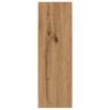 Artisan Oak Mirror Cabinet 62.5 X 20.5 X 64 Cm Engineered Wood