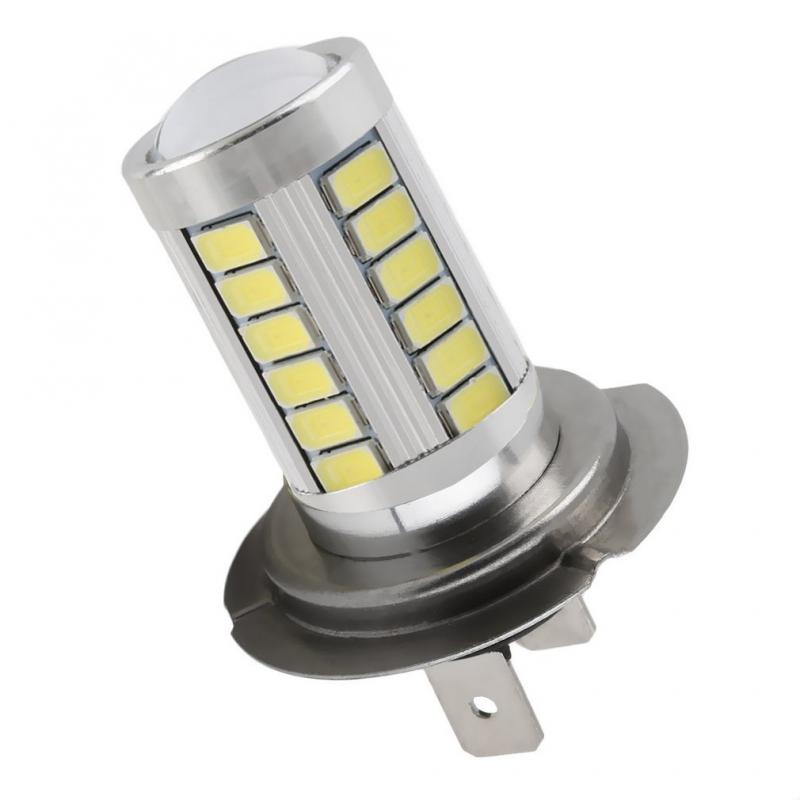 1/2/3PCS Led Light Super Bright Universal 5630 Smd 33 H7 Car Accessories Car Fog Driving Light  Lamp Bulb 360 Degree Lamp Bulb