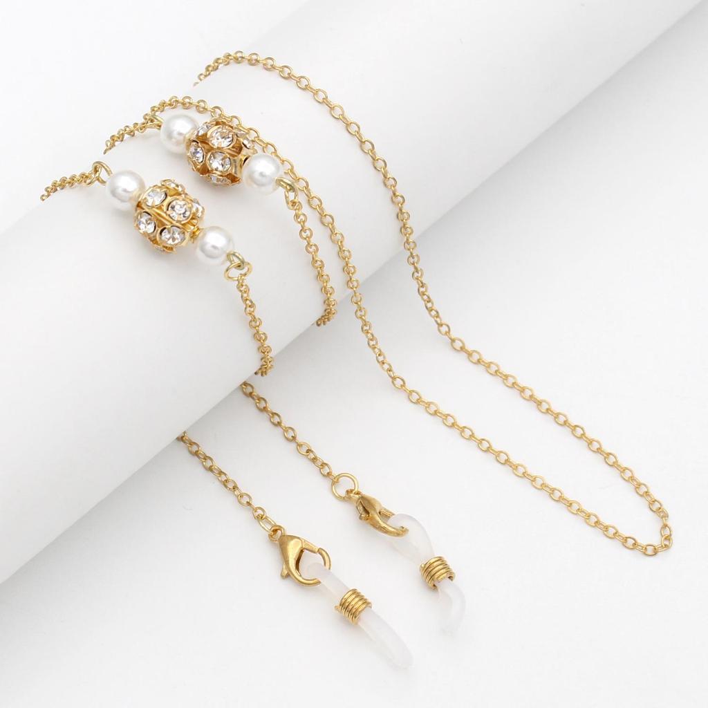 High-End Women's Fashion Sunglasses and Mask Chain Lanyard – European & American Style