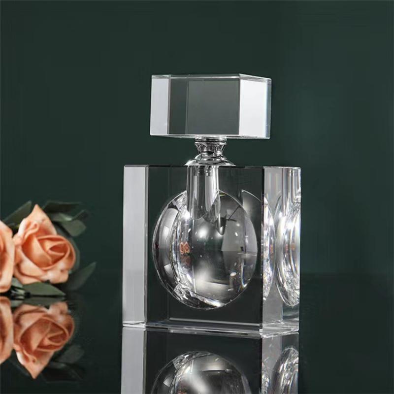 Glass Storage Bottles Crystal Perfume Bottles