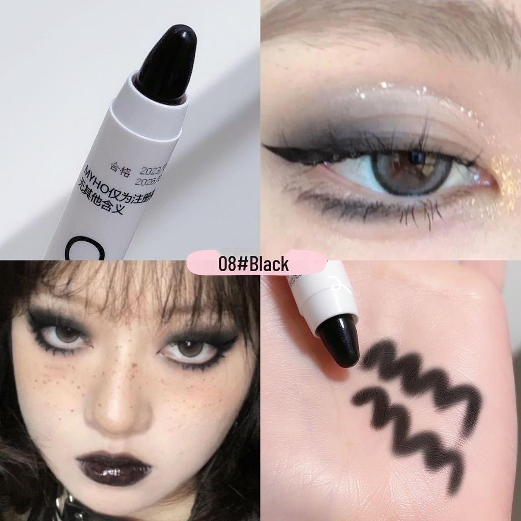 White Matte Highlighter & Eye Brightener Pencil – Waterproof, One-Stroke Shaping for Corner & Eyeshadow