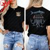 Sardines Fish Mermaid Shirt Girl Tinned Ocean Lover Gift Trendy Coastal Tee FisherUnisex Graphic Tshirts Regular Short Sleeve