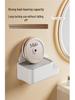 Wall-Mounted Punch-Free Cartoon Tissue Dispenser for Bathroom, Kitchen, and Living Room