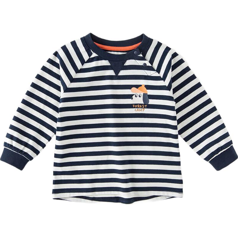 David Bella Boys' Long-Sleeve Cotton T-Shirt