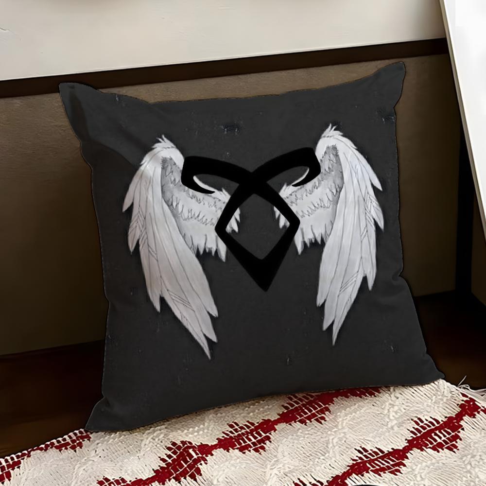 SShadowhunters Cushion Cover Reversible Soft Durable Pillow Cover Home  Car MultiScene Use for Daily Comfort