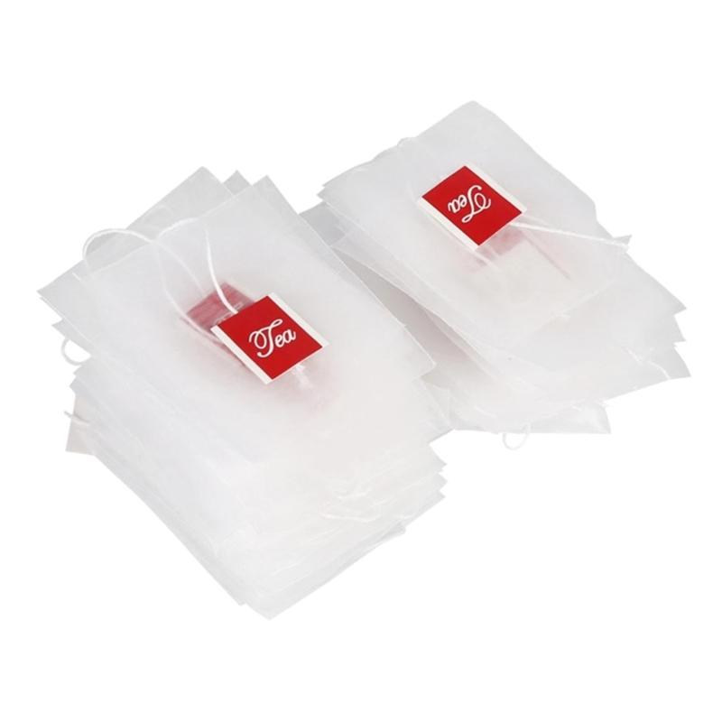 

Efficient Teas Infuser Pouches Labeled Heat Resistant Nylon Filter Bags Teas Infuser Bags For Multiple Brewing Styles 58 by 58