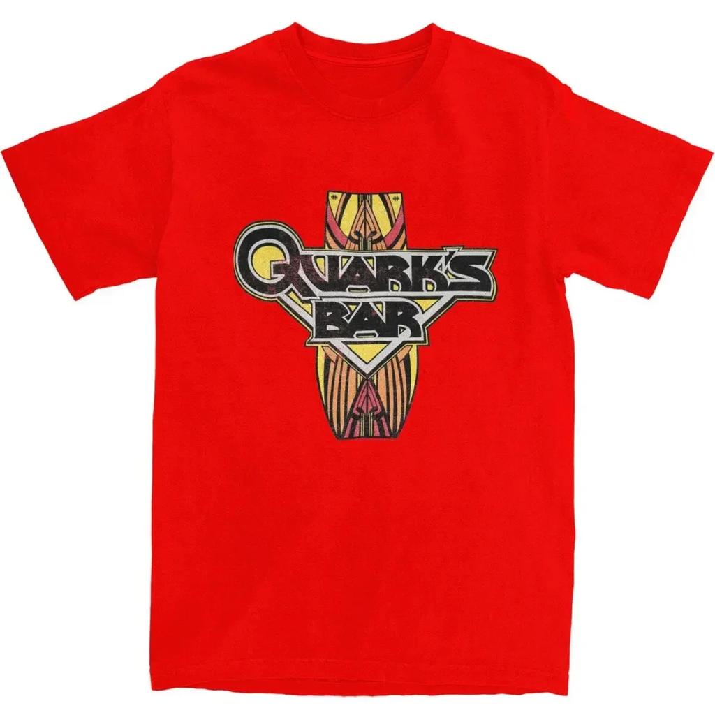 Heavyweight Informal Funny Stars Treks Deep Space Nine Quarks Bar  Unisex 100 Cotton Vintage Science Film Tees Party Clothes