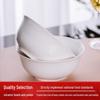 Jingdezhen Pure White Ceramic Noodle & Soup Bowls (Set of 2)