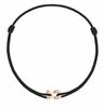 18K Gold Horseshoe Buckle Red String Bracelet - Fashionable and Exquisite Classic with Sterling Silver Detailing