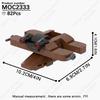 MOOXI MOC Space Wars Movie Robot Soldier Fighter Tank Weapons Battle Scene Models Bricks Building Blocks Figures Toys Kids Gifts