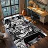 Tappeto Anime Naruto Tappeto Tappeto Grande Area Tappetino Pavimento Antiscivolo Lavabile Stanza Gamer Camera da Letto Decorazione Casa -QJY