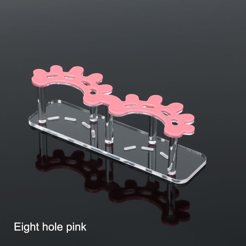 Acrylic Eyelash Tweezers Storage Rack Tweezer Organizer Holder Stand Eyelash Extension Tools Makeup Beauty Shelf 8 Holes