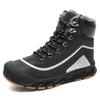 New High Top Men's Winter Shoes Comfortable Warm Fur Snow Boots Men Women Ankle Boots Non-Slip Hiking Shoes Male Winter Sneakers