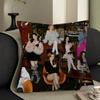 Fromis_9 Kpop Style Girl Office Cushion Pillowcase Car Cushion Cover45X45Cm Lumbar Pillowcase Sofa Pillowcover