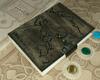 Embossed World Map Leather Journal: Handmade Travel Diary (5x7)