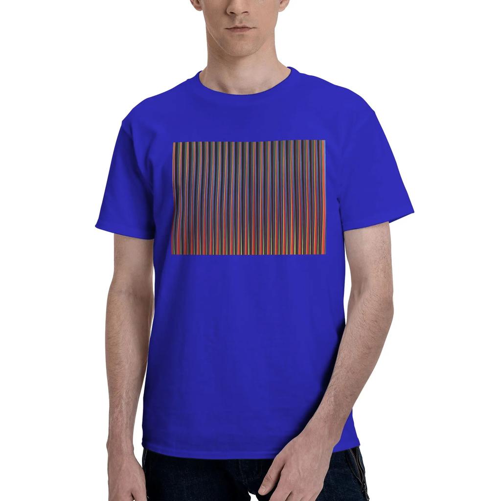 Carlos Cruz Diez Men TShirt Oversized T Shirts Mens Round Neck Cotton Tees Short Summer Male