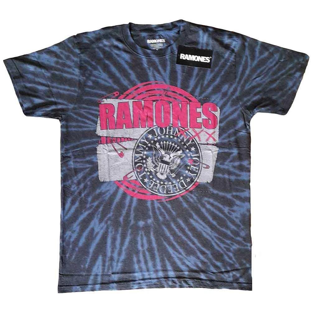 Ramones Unisex T-Shirt: Punk Patch (Wash Collection) (Large) S