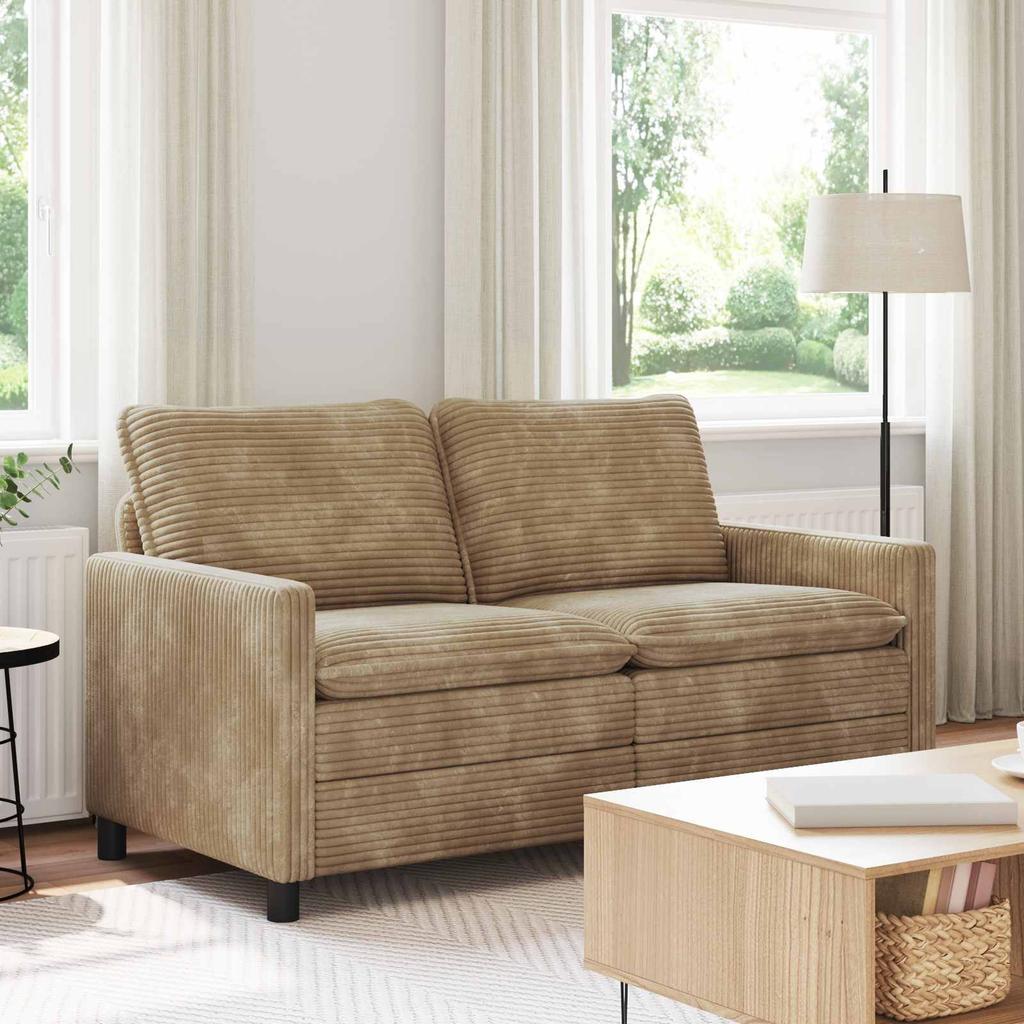Sofa Taupe 156 X 81 X 87.5 Cm Polyester